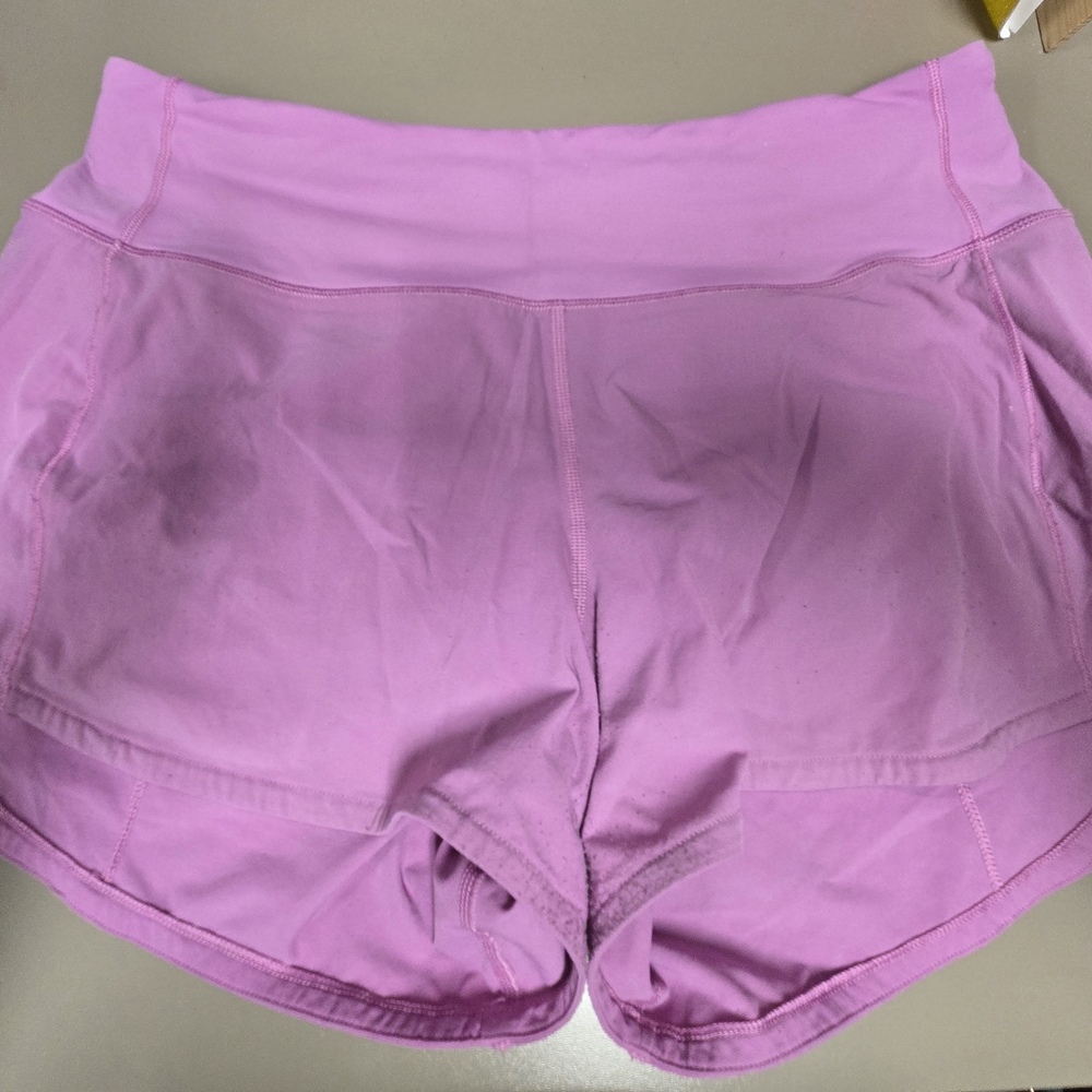Lululemon Speed-Up Women's Pink Athletic Shorts